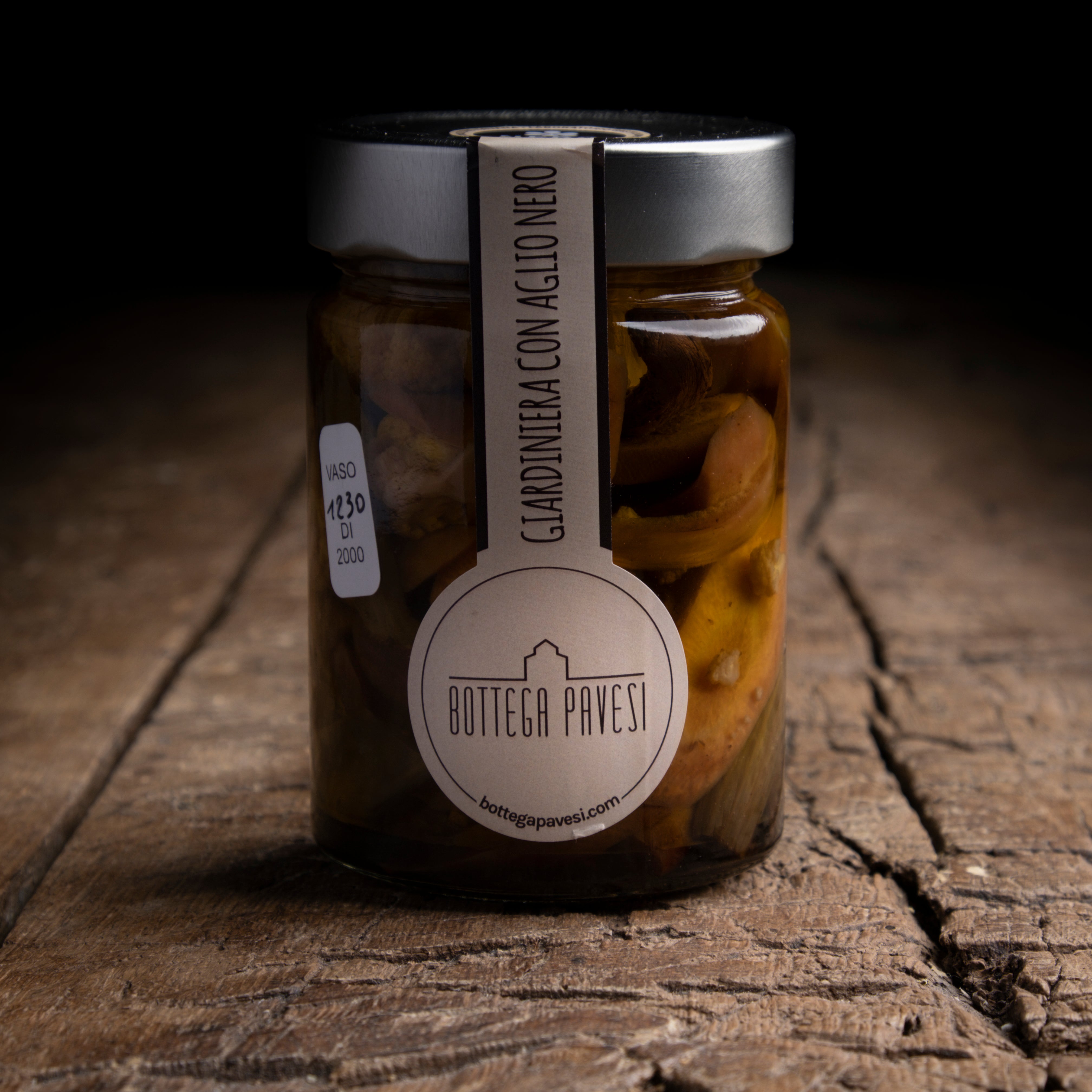 Giardiniera - opgelegde groenten met gefermenteerde look - 330 gr