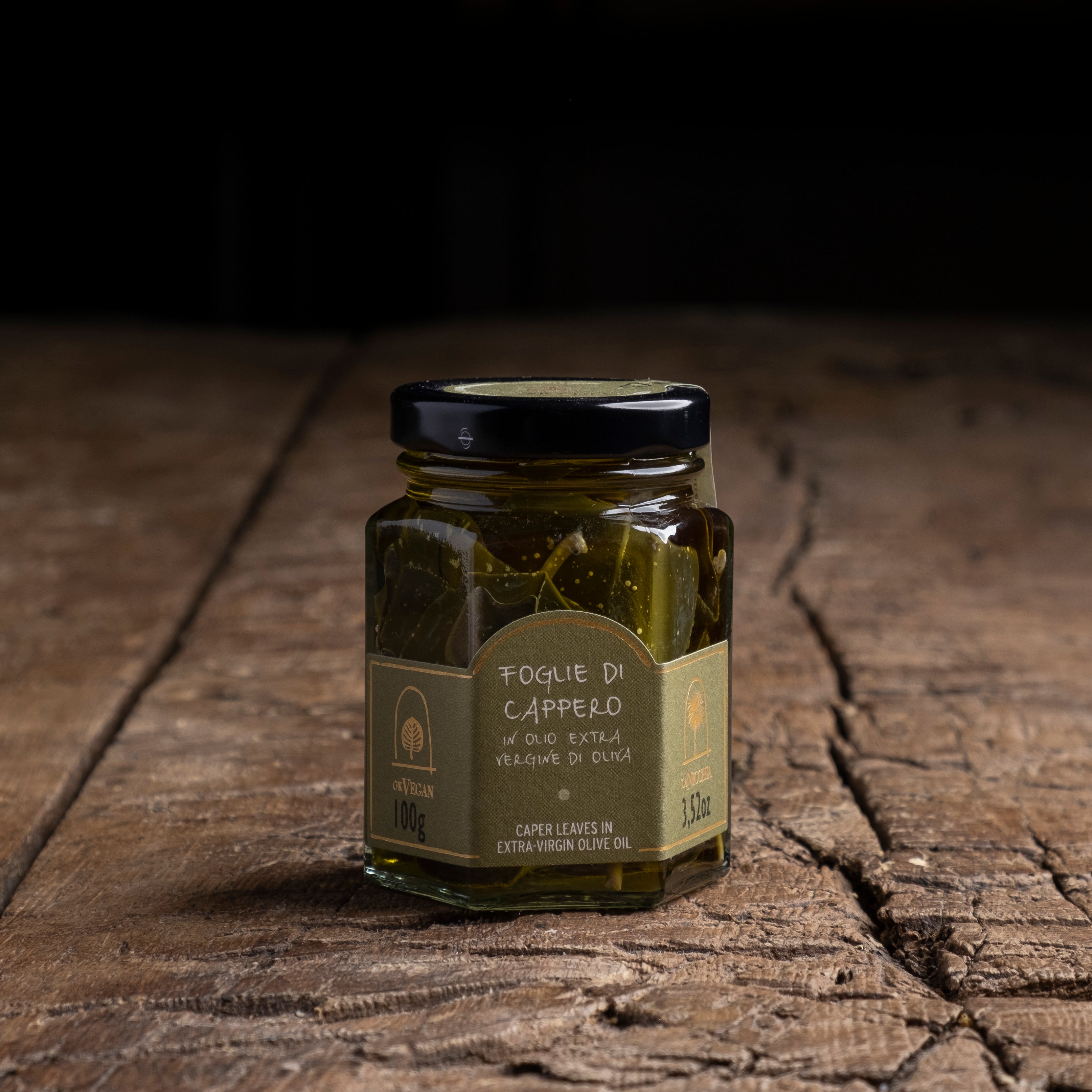 Kapperblaadjes op olijfolie EV uit Pantelleria - 100 gr
