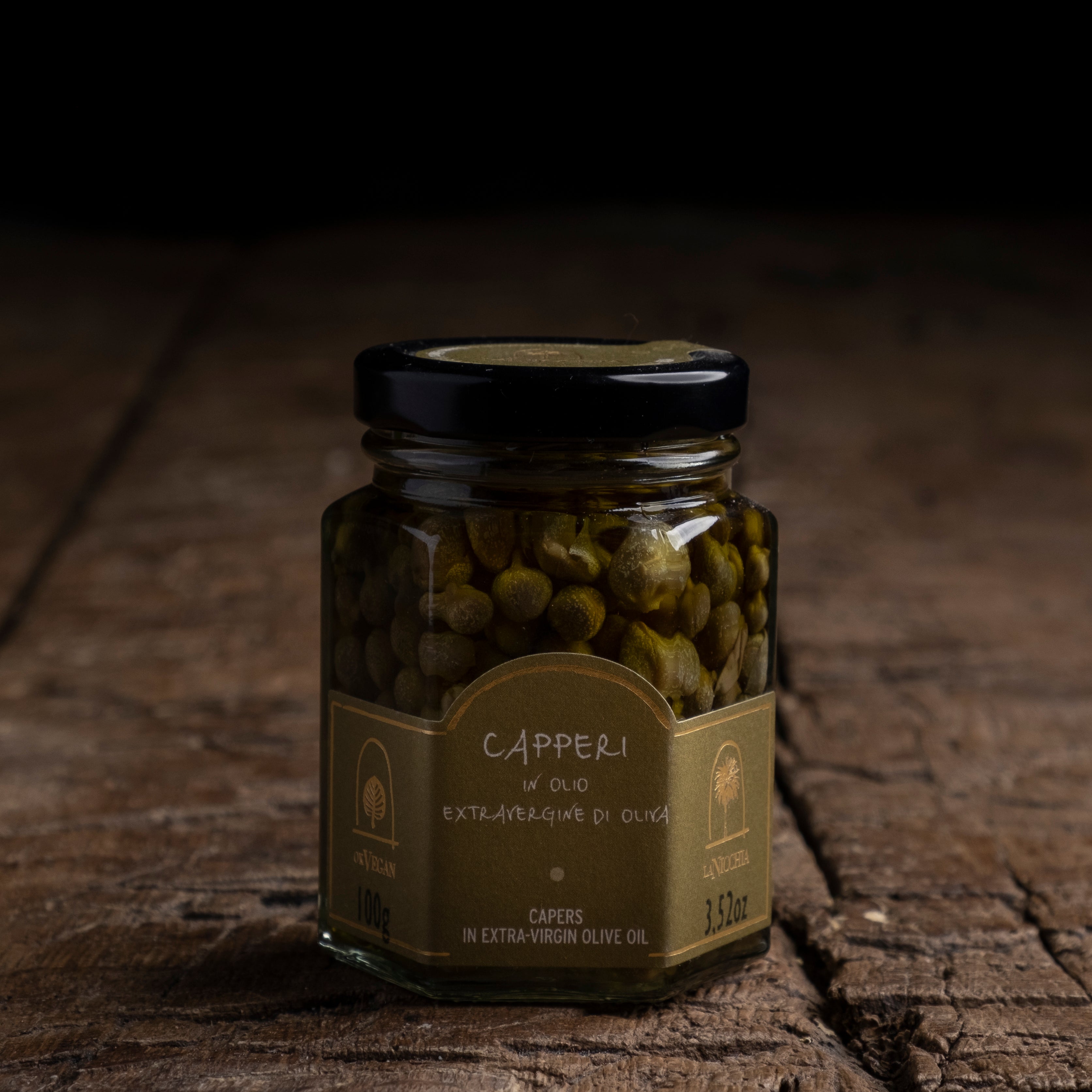 Kappers (klein formaat) op olijfolie EV uit Pantelleria - 100 gr